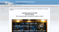 Desktop Screenshot of mineralogie-chamonix.org