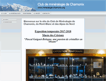 Tablet Screenshot of mineralogie-chamonix.org